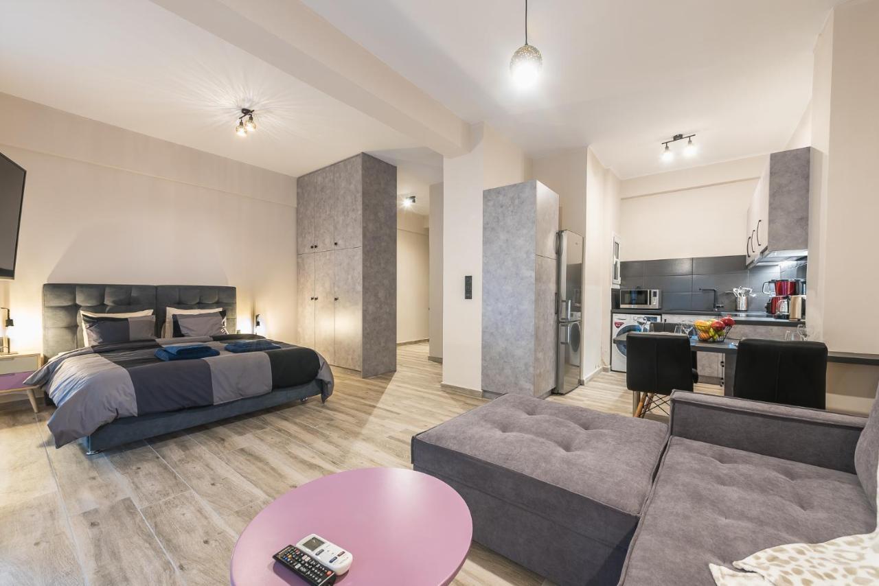 Modern Apartment Downtown Ateny Zewnętrze zdjęcie